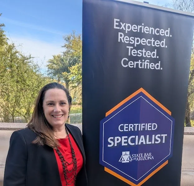 Jennifer Rebholz - Board-Certified Specialist, State Bar of Arizona